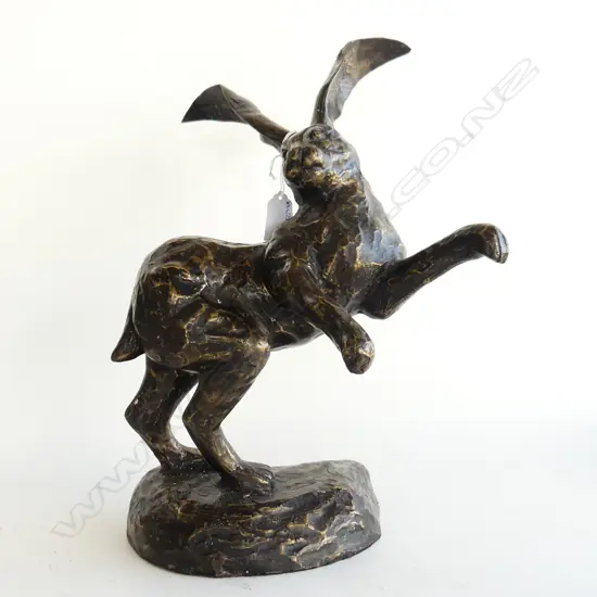 BRONZE HARE RABBIT H.380mm