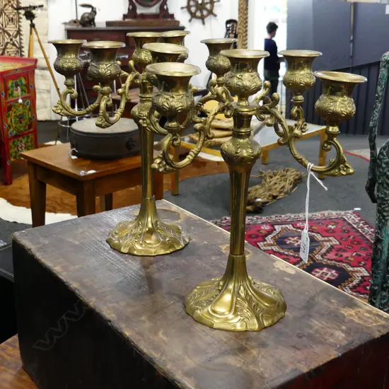 PR BRASS CANDELABRA H.300mm 
