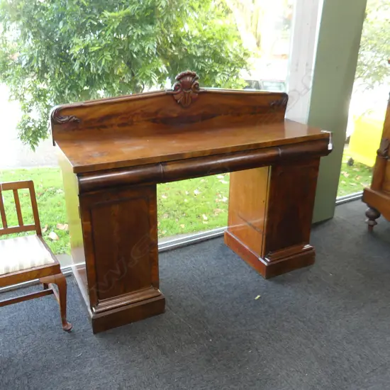 REGENCY MAHOGANY SIDEBOARD C1820. smaller proportions