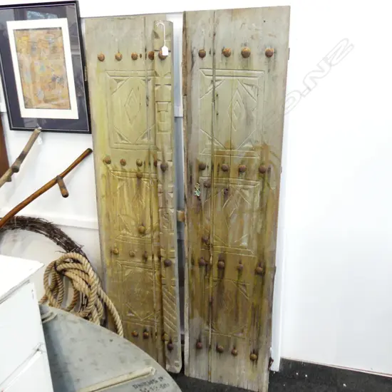 PR VINTAGE ARABIC WOODEN DOORS   H. 1760MM