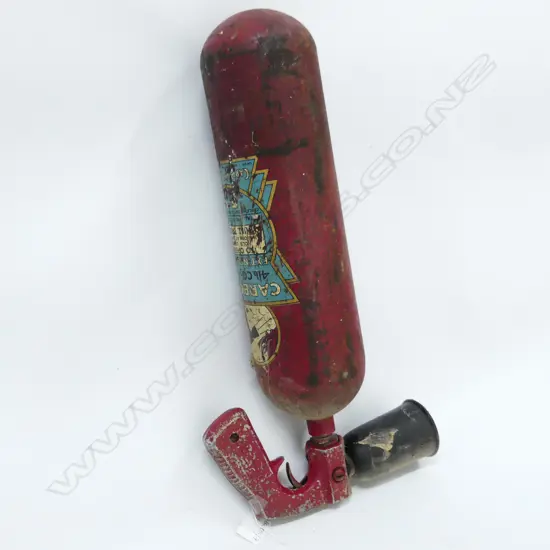 VINTAGE 'CARBONIC' FIRE EXTINGUISHER H.480mm