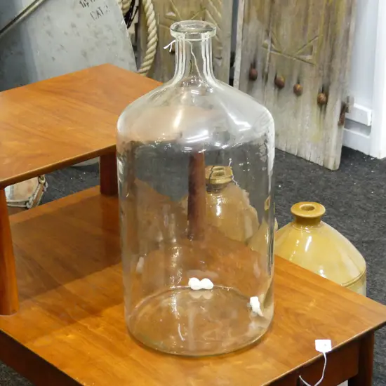 LARGE GLASS CARBOY H.490mm