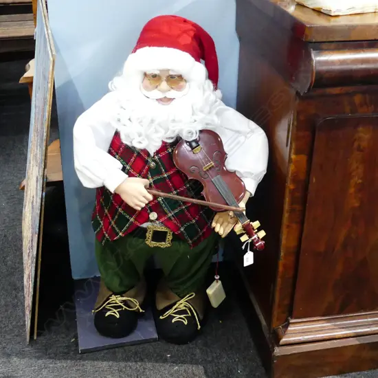 SANTA PLAYING VIOLIN H.800mm