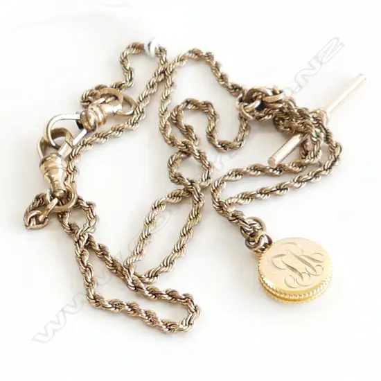 ROLLED GOLD FOB CHAIN 18.6 GMS 