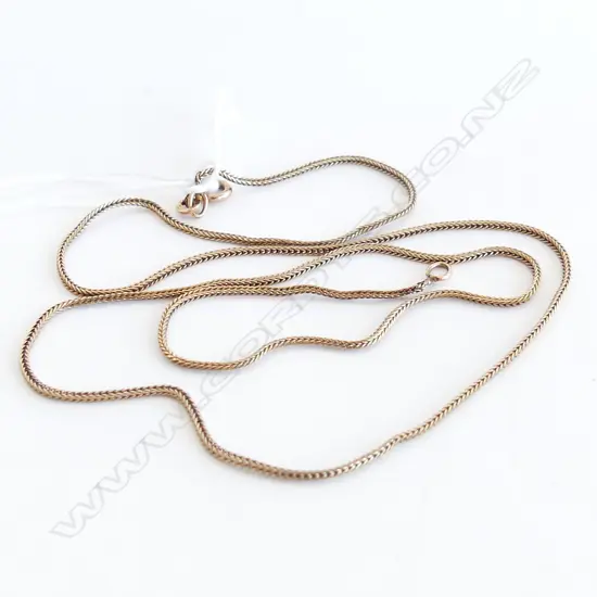 9CT SNAKE LINK NECK CHAIN 3.15gm. L.520mm