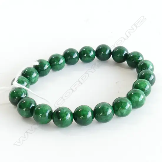 JADEITE ? BEAD BRACELET - FOR WEALTH, HEALING & HAPPINESS!