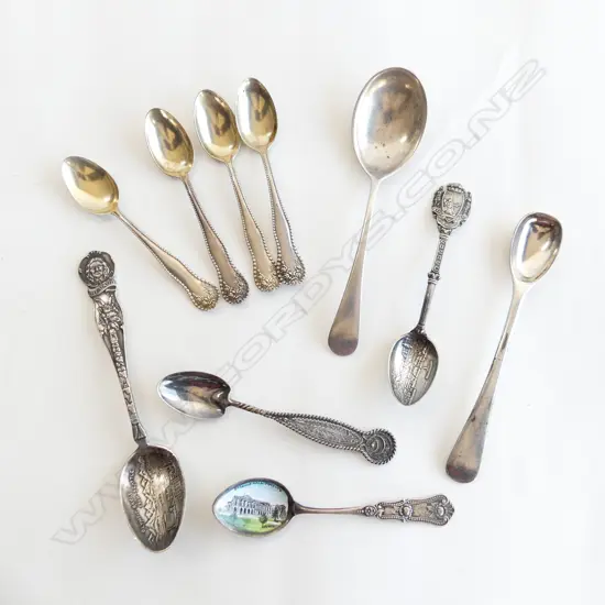 BAG 10 ASST STG SILVER SM SPOONS 144GMS
