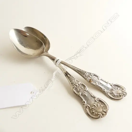2 VICT S/S TEASPOONS 33GMS