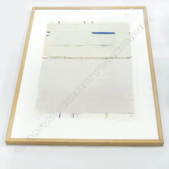 GRIFFITHS 1987 LGE LTD ED ARTWORK COLLAGE  16/60. 820x600mm framed under glass