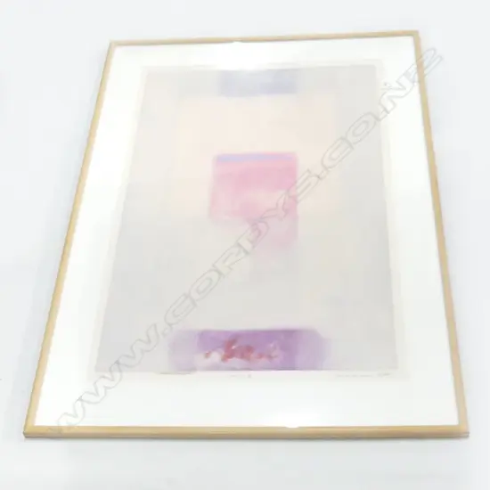 DON KELLOG COWAN 'TERRAIN IX' LTD ED 11/125 1987 940x640mm . Framed under glass