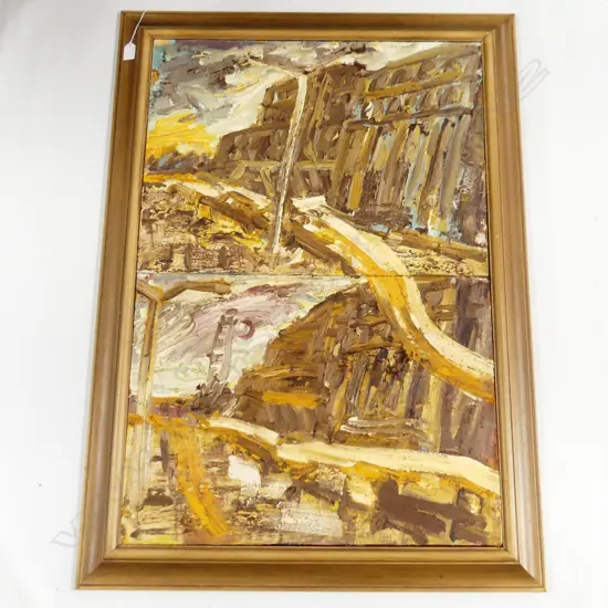 OIL ON CANVAS FREEMANTLE  1989 H1M109MM W770MM