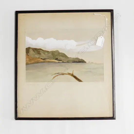 ARTIST UNKNOWN W/C 'TASMAN BAY '65' entitled. 190 x 275mm