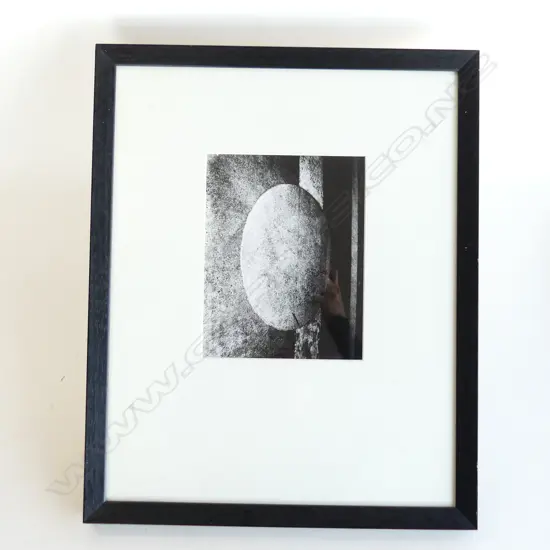 STUART MACKENZIE 'ELLIPSE WITH LINES' 1990'S Signed & detailed verso 225 x 180mm