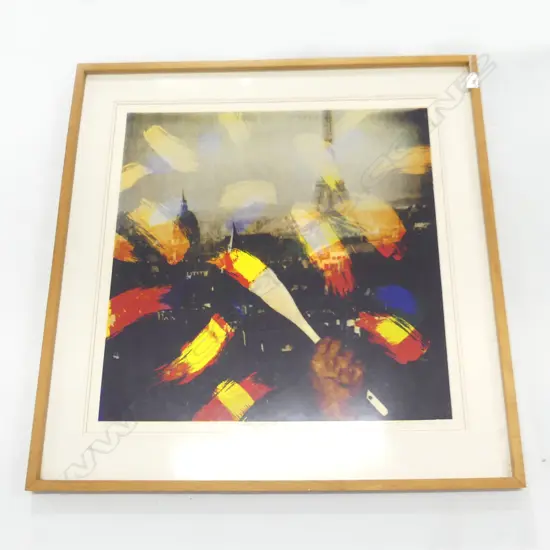 SHIGERU TANIGUCHI 'PAINTED LANDSCAPE' PRINT '80 14/35 695x690mm