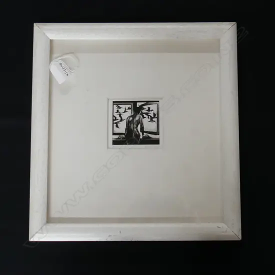 FRAMED MEZZOTINT  BY VIVIAN WARD L330MM H350MM