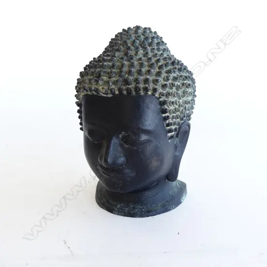 THAI BUDDHA  BRONZE HEAD H. 140MM