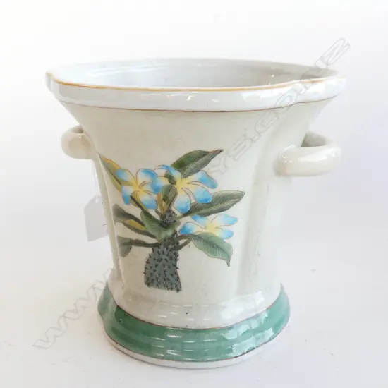 CHINESE JARDINERE; CRACKLE GLAZE H.180mm