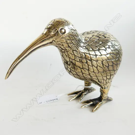 POLISHED BRASS KIWI H. 125MM
