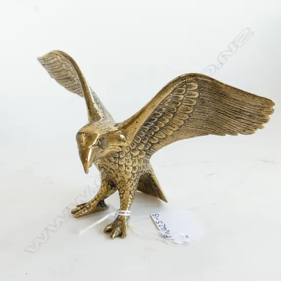 POLISHED BRONZE EAGLE W. 180MM