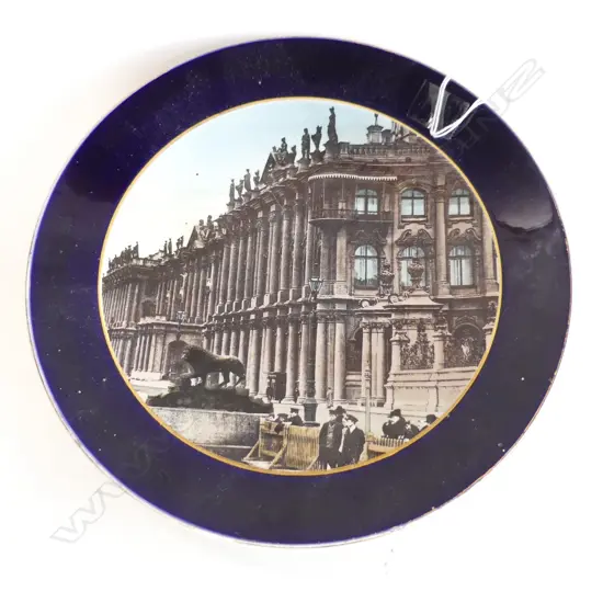 SARREGUEMINES PLATE ST.PETERSBERG