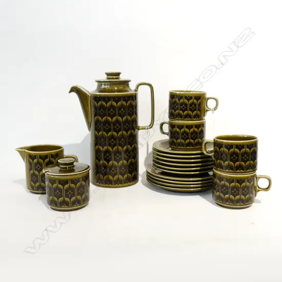 BOX ASST HORSEA HEIRLOOM COFFEE SET INCL COFFEE POT