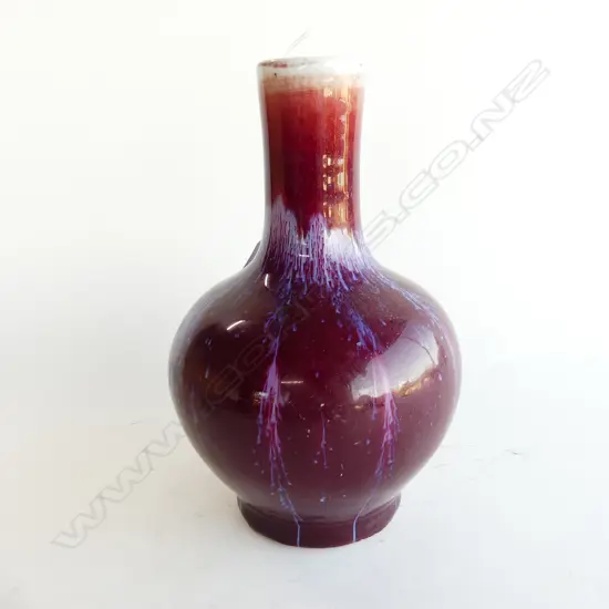 CHINESE SANG DE BOEUF VASE H.260mm