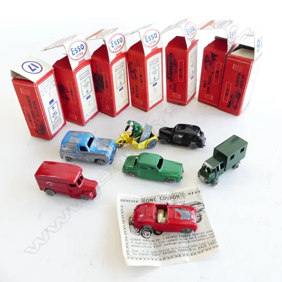 7 MINT & BOXED ESSO EXTRAS NUMBERS 1/12/10/19/16/17/ &11