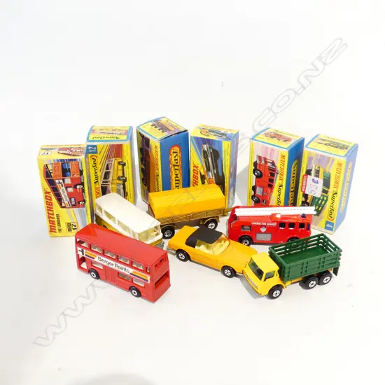 6 MINT & BOXED MATCHBOX TPOYS NUMBERS 2/4/5/12/17 &35