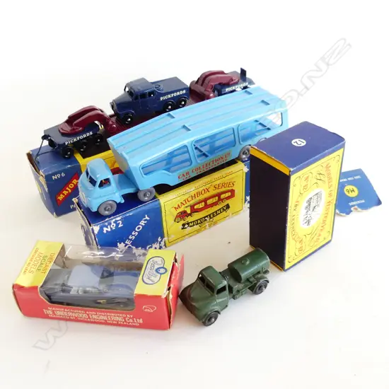 3 MINT & BOXED MATCHBOX TOYS NUMBER 6/2/12 UNBOXED NUMBER71A & MINT & BOXED FUNHO NUMBER24