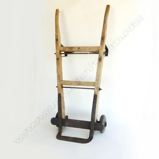 VINTAGE SACK TROLLEY H.1050mm
