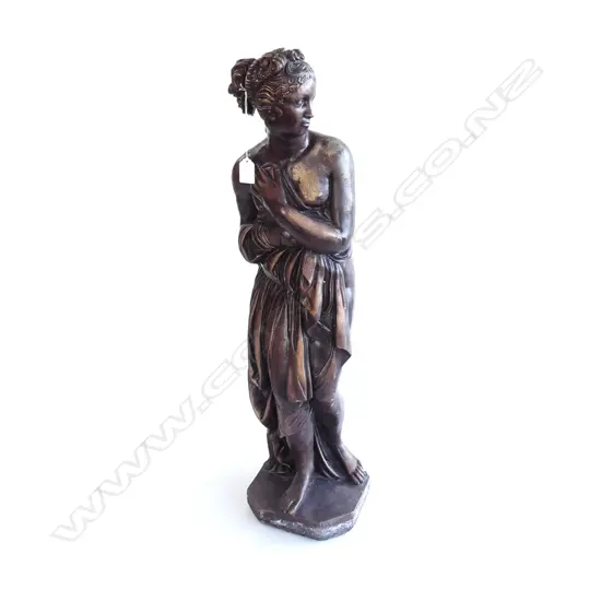 BRONZED CONCRETE CLASSICAL GARDEN FIGURE H800MM
