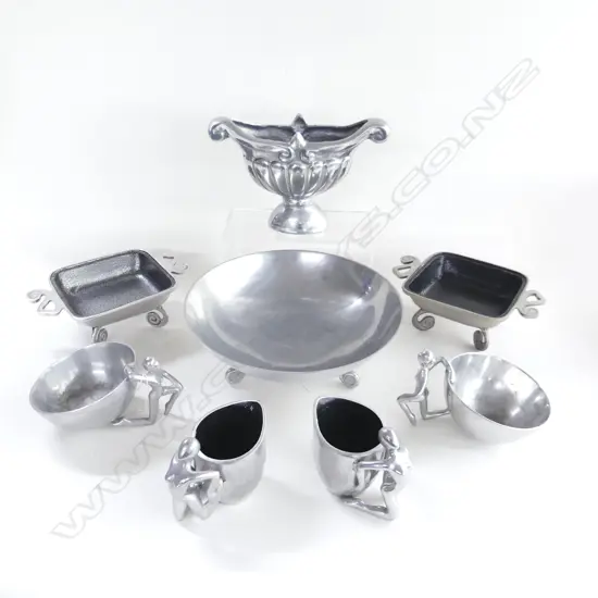 ASST. SILVER METAL CUPS, BOWLS ETC