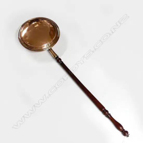 ANTIQUE COPPER BED WARMER L.1100mm