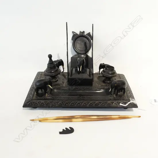 EBONY INKSTAND L270MM