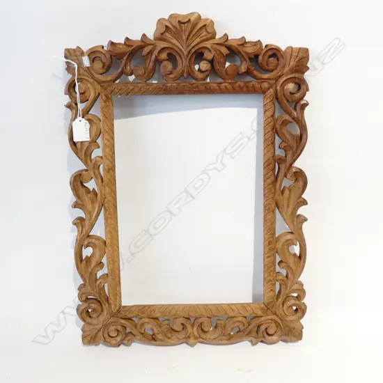 ORNATE WOODEN CARVED FRAME  540 X 380MM