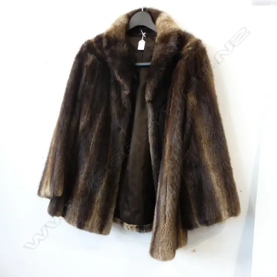 SMOKEY MINK FUR JACKET 'PELZ-BREMER PEINE'