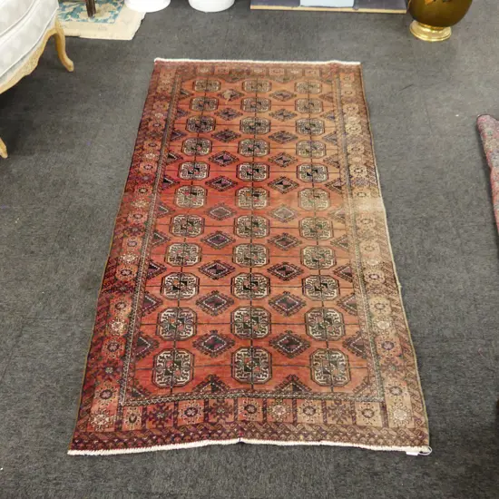 HAND KNOTTED WOOL PILE BALUCHI RUG 1900x1040mm