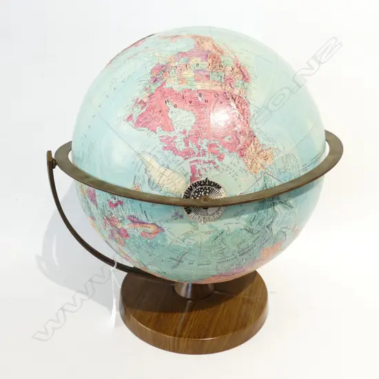VINTAGE REPLOGLE GIMBALLED GLOBE H.360mm