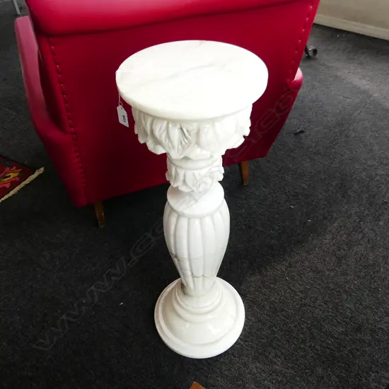 WHITE MARBLE PLINTH H.720mm