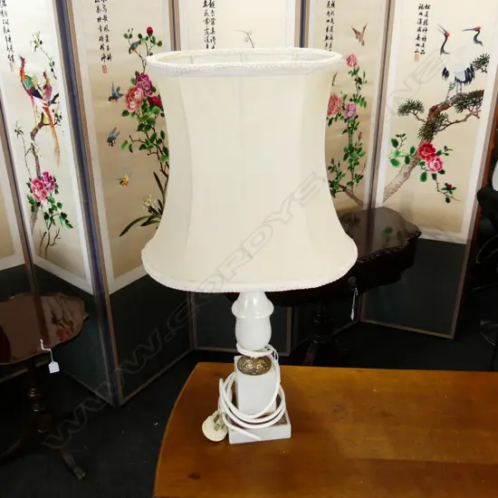 WHITE ONYX LAMP H.580mm