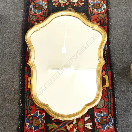 GILT FRAMED MIRROR 710x530mm