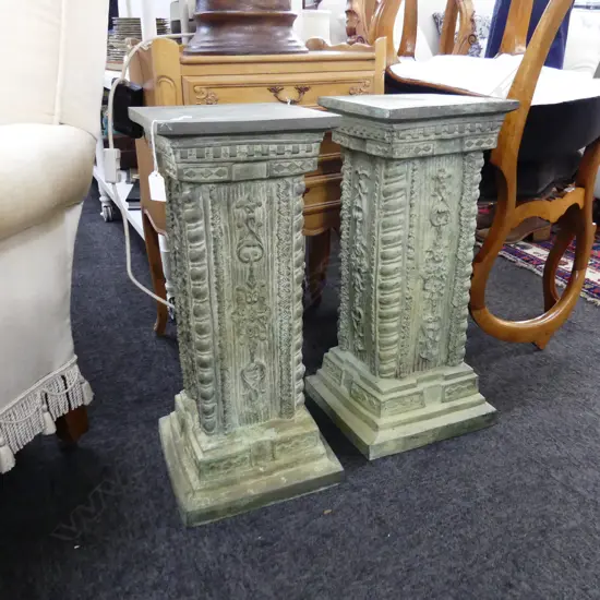 PR BRONZED METAL PLINTHS H.585mm