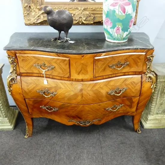 FRENCH STYLE BOMBE COMMODE CHEST 1180x520x840mm