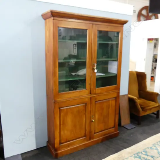 LG ANTIQUE STYLE CABINET 1320x390x2060mm - RECYCLED OLD TIMBER STAMPED 'DCC'