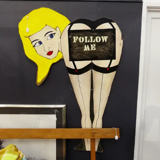 LG VINTAGE BROTHEL SIGN H.  1550MM