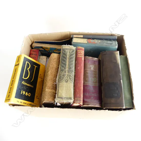 BOX OF VINTAGE BOOKS