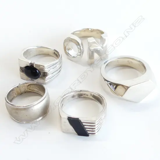 5 925 SILVER DRESS RINGS 