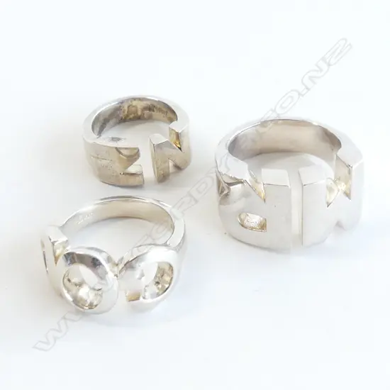 3 925 SILVER DRESS RINGS 48.7GMS 