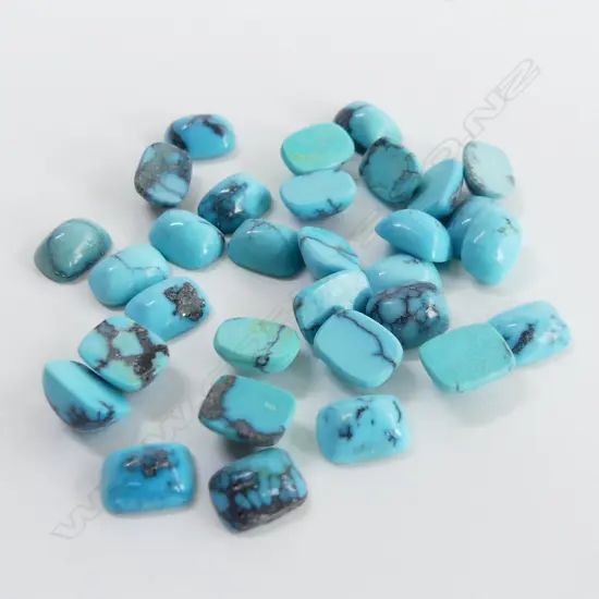 BAG RECTANGULAR TURQUOISE STONES 
