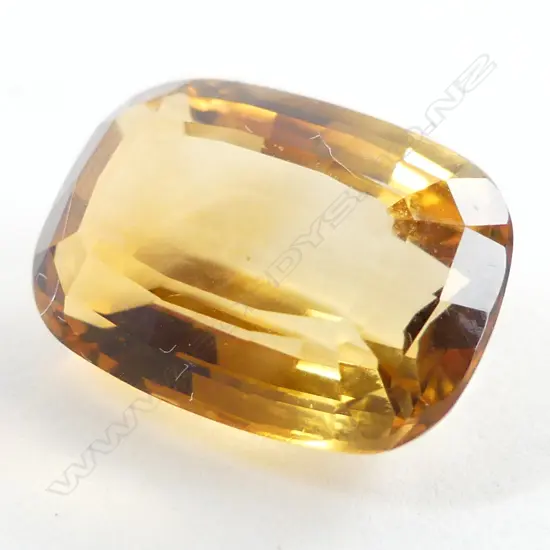 DARK YELLOW CITRINE, 8.71CT 